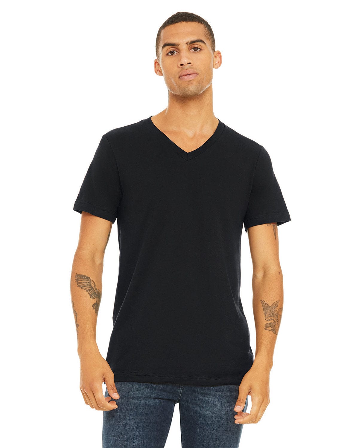Bella Canvas T-Shirts XS / Vintage Black Bella+Canvas 3005: Unisex Jersey Short-Sleeve V-Neck T‑Shirt