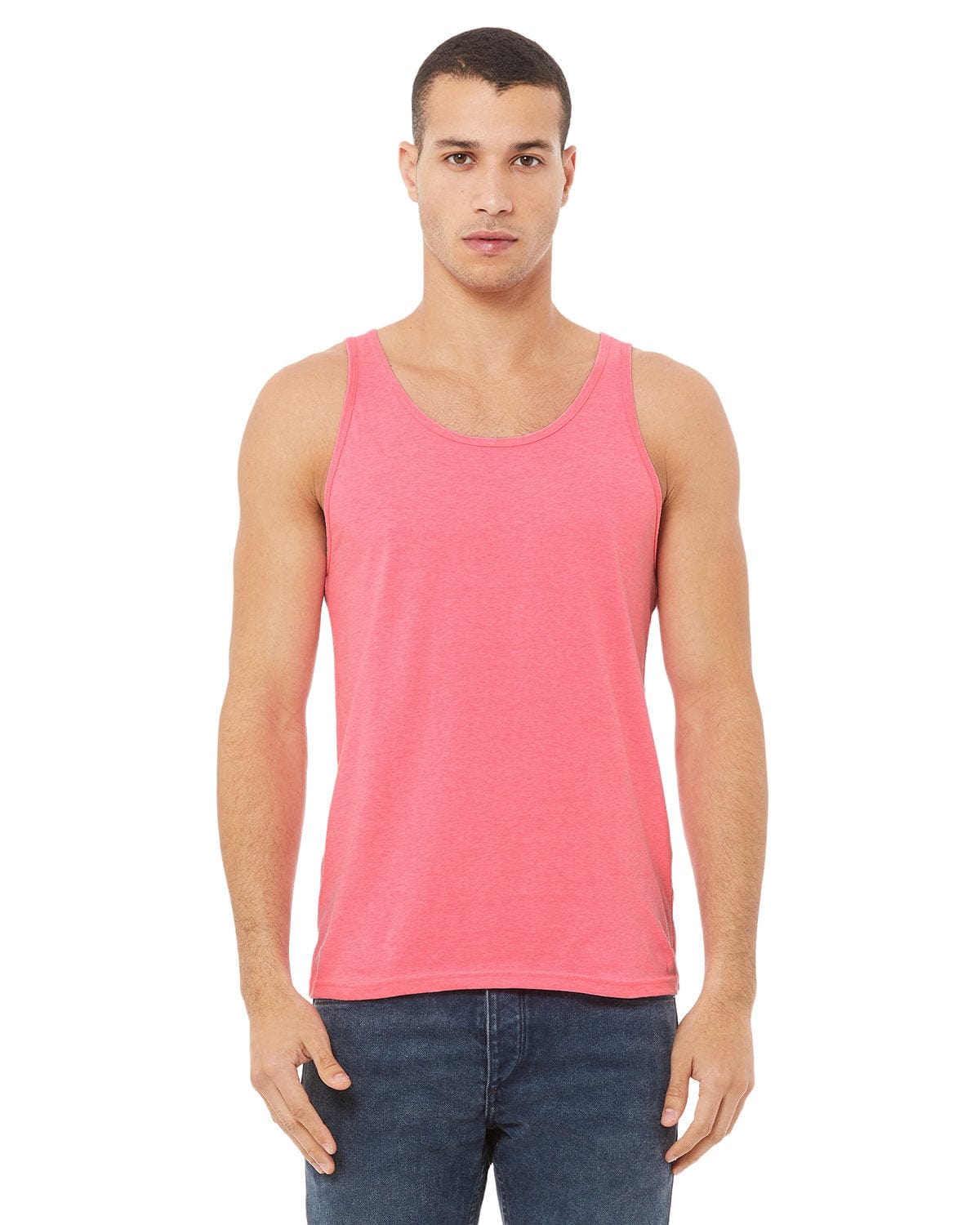 Bella Canvas Tank Tops 3XL / Neon Pink Bella+Canvas 3480: Unisex Jersey Tank