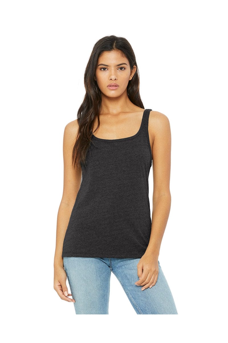 6488 Relaxed Jersey Tank Bella Canvas Deep Heather S