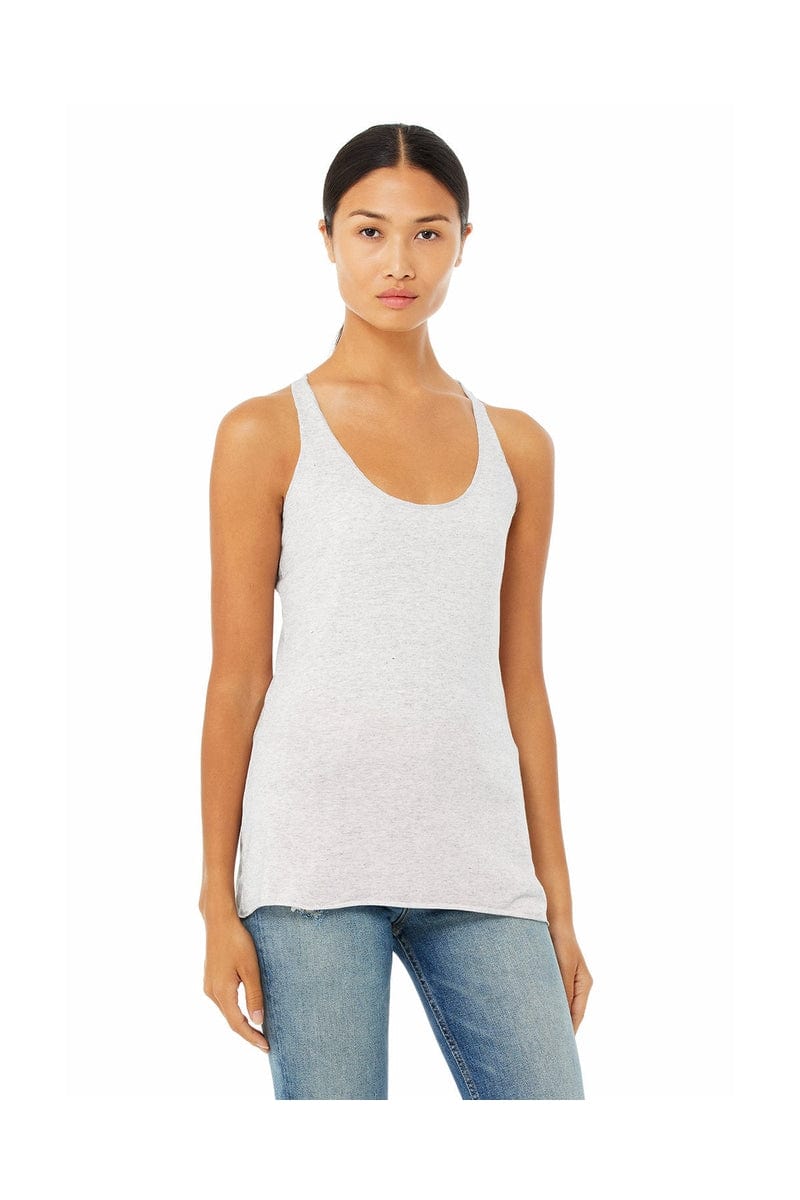 Bella+Canvas 8430: Ladies' Triblend Racerback Tank in 
