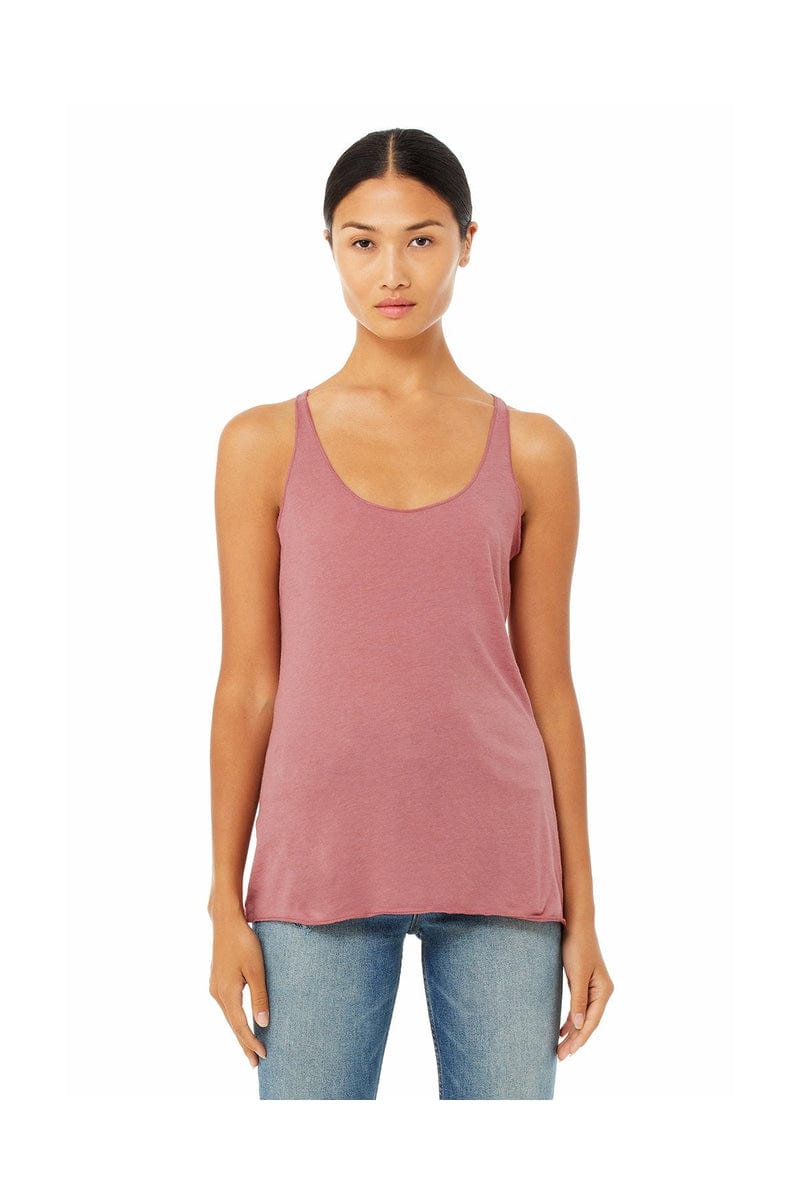 Bella+Canvas 8430: Ladies' Triblend Racerback Tank in 