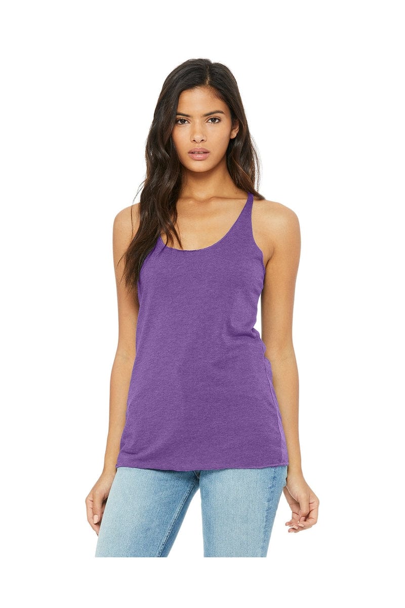 Bella+Canvas 8430: Ladies' Triblend Racerback Tank in 