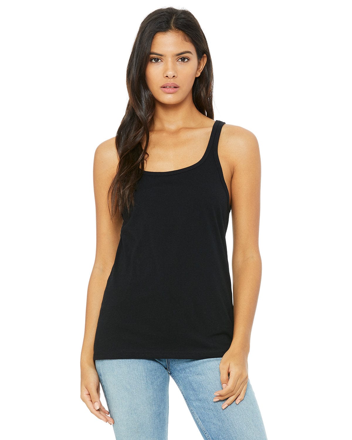 Bella Canvas Tank Tops S / Black Bella + Canvas 6488: Ladies Relaxed Jersey Tank