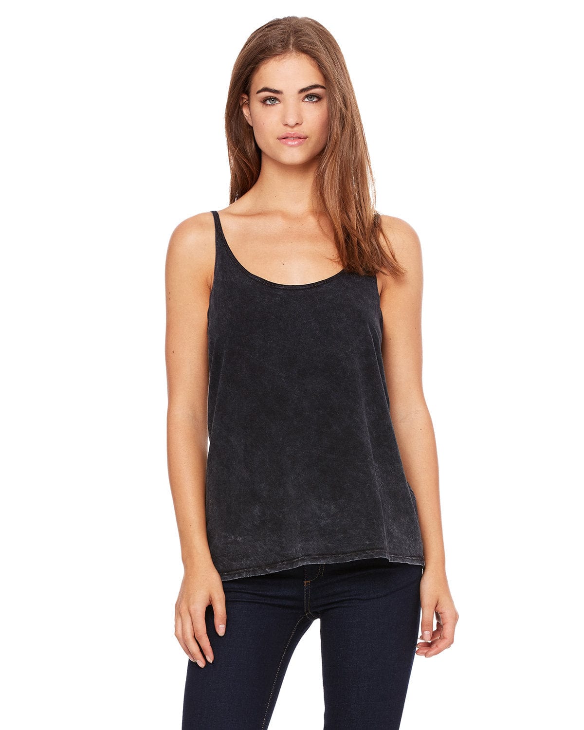 Bella Canvas Tank Tops S / Blk Mineral Wash Bella+Canvas 8838: Ladies Tank