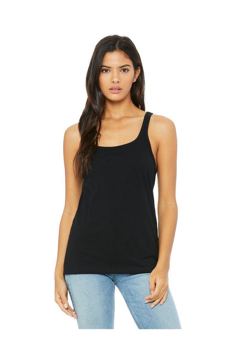 Bella Canvas Tank Tops S / Dark Grey Heather Bella + Canvas 6488: Ladies Relaxed Jersey Tank