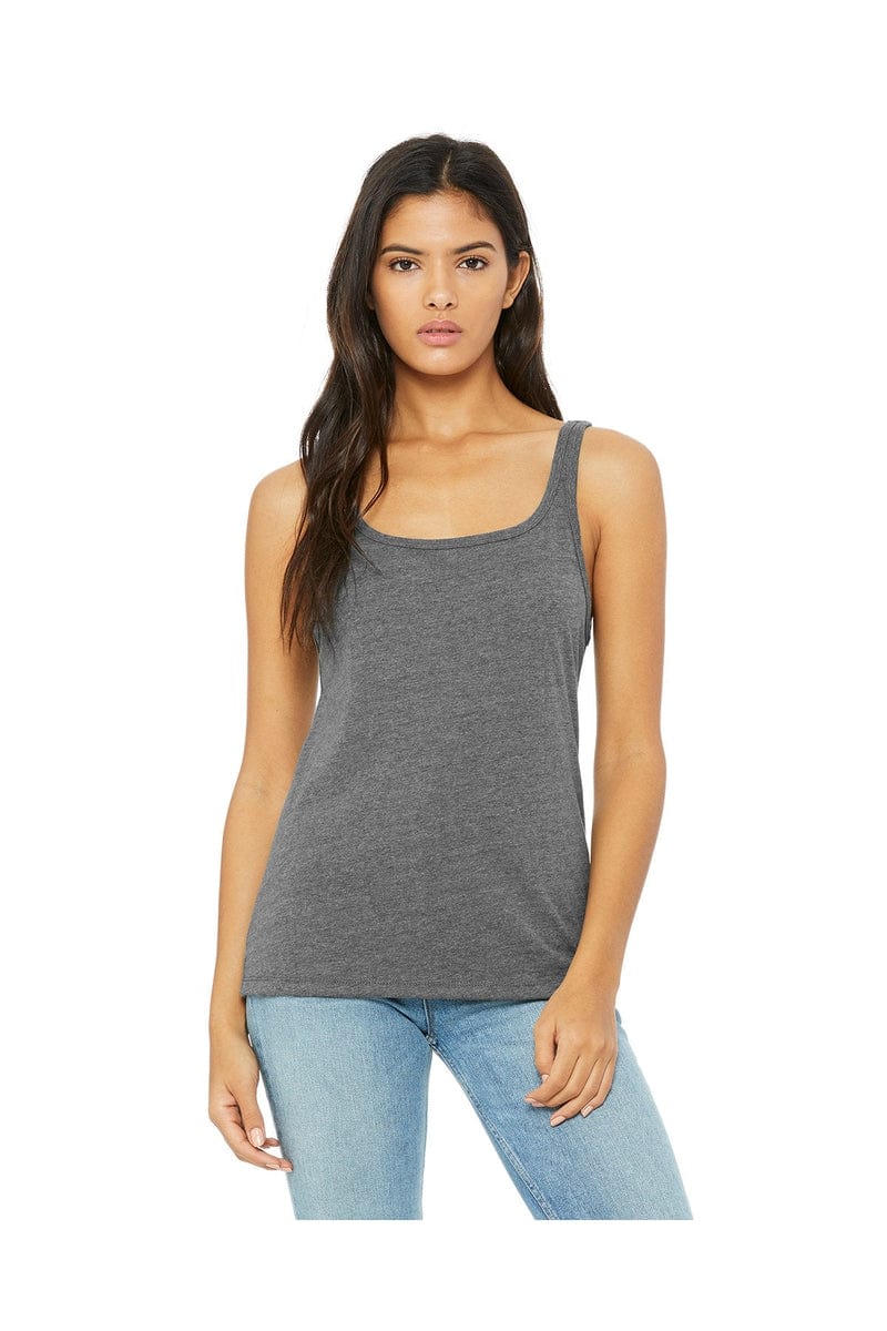 Bella Canvas Tank Tops S / Deep Heather Bella + Canvas 6488: Ladies Relaxed Jersey Tank