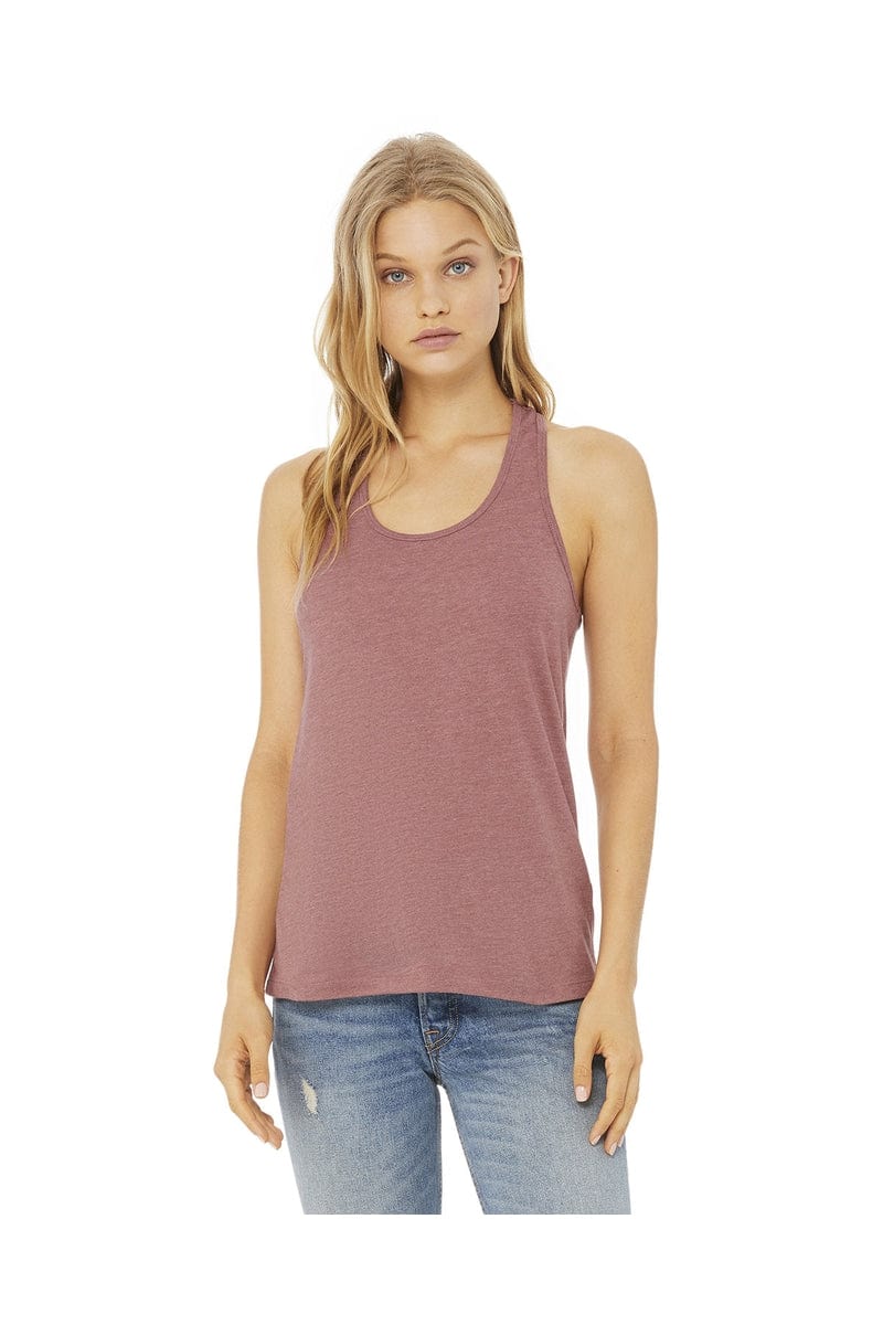 Bella Canvas Tank Tops S / Heather Mauve Bella + Canvas B6008: Ladies' Jersey Racerback Tank
