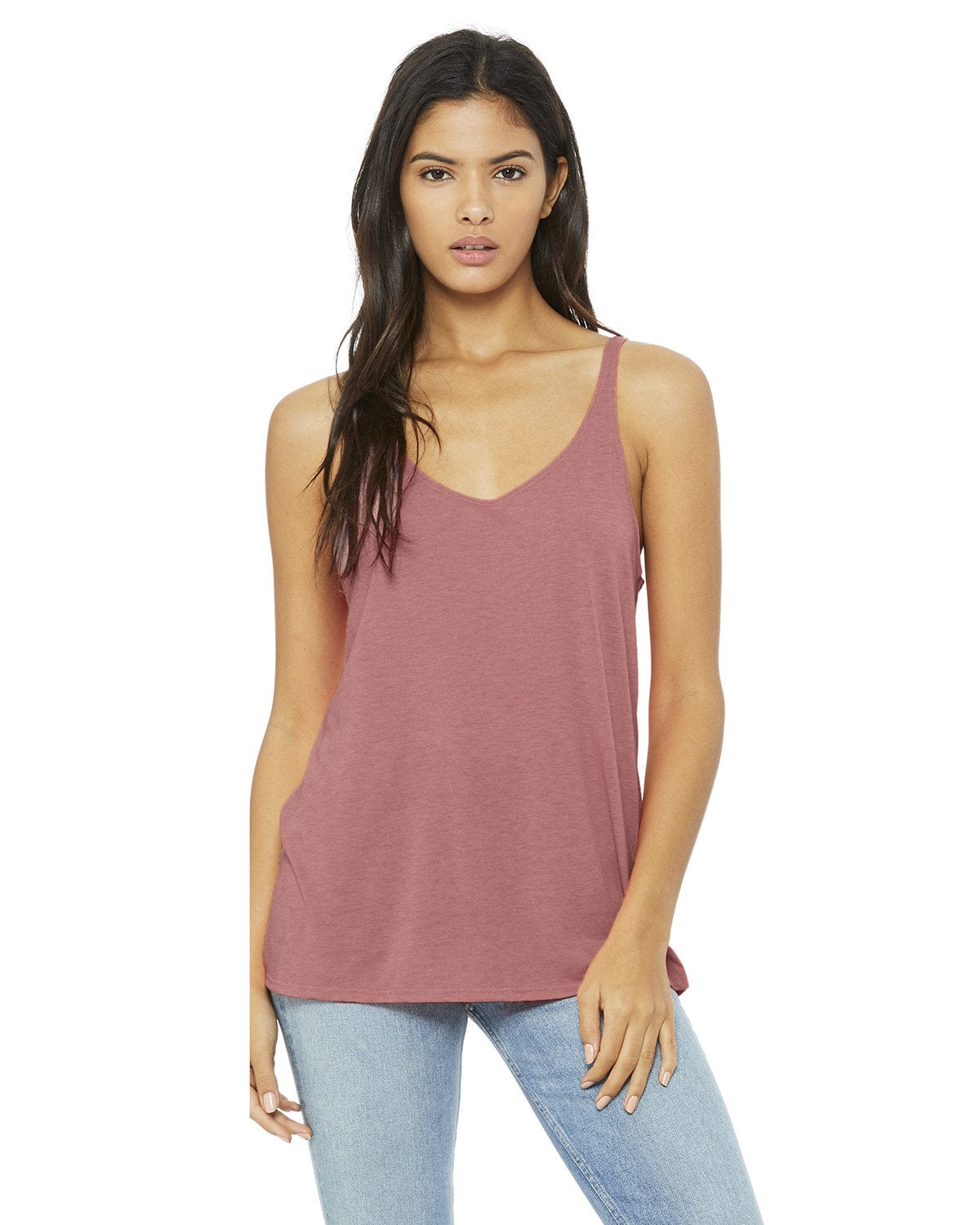 Bella Canvas Tank Tops S / Mauve Bella+Canvas 8838: Ladies' Slouchy Tank