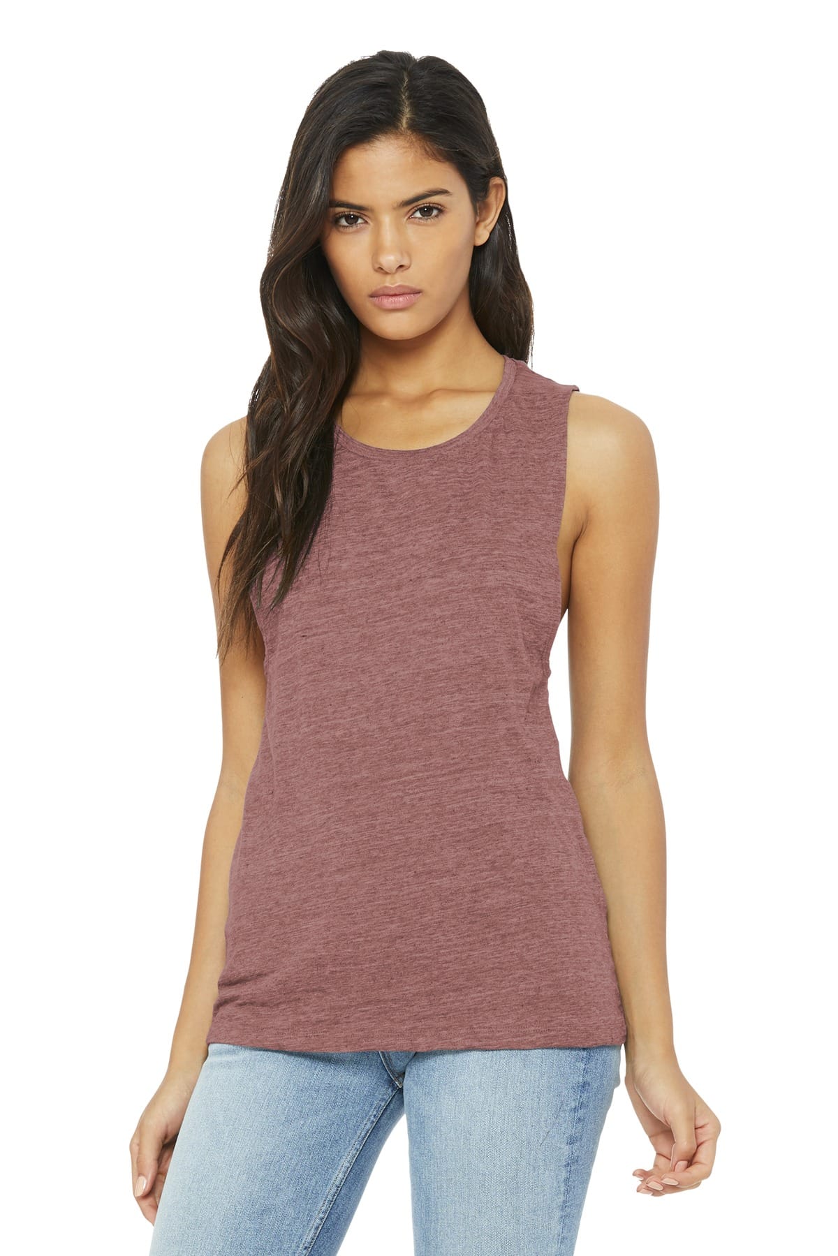 Bella Canvas Tank Tops S / Mauve Slub Bella+Canvas BC8803 Ladies' Flowy Scoop Muscle Tank