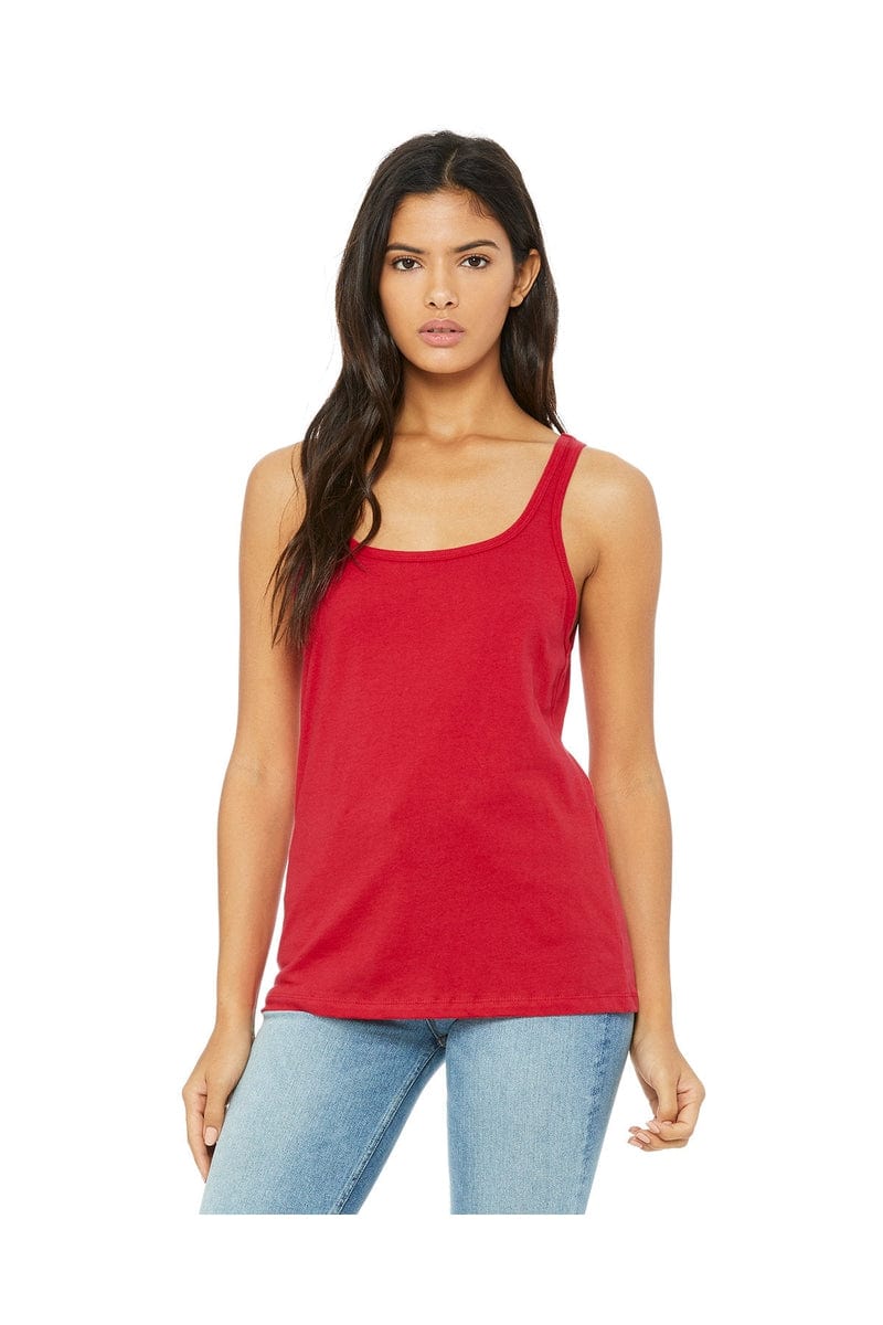 Bella Canvas Tank Tops S / Red Bella + Canvas 6488: Ladies Relaxed Jersey Tank