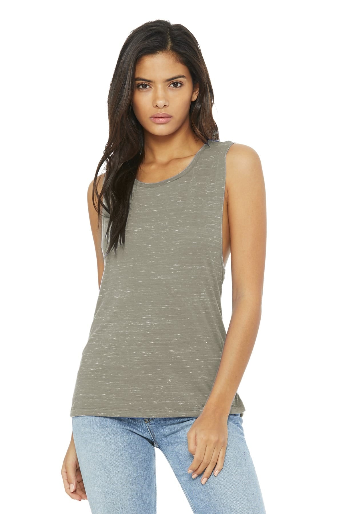 Bella Canvas Tank Tops S / Stone Marble Bella+Canvas BC8803 Ladies' Flowy Scoop Muscle Tank