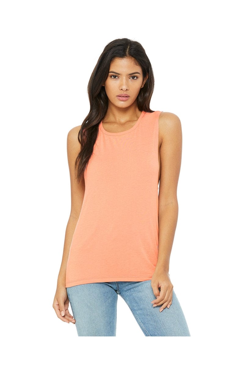 Bella Canvas Tank Tops S / Sunset Bella+Canvas B8803: Ladies' Flowy Scoop Muscle Tank