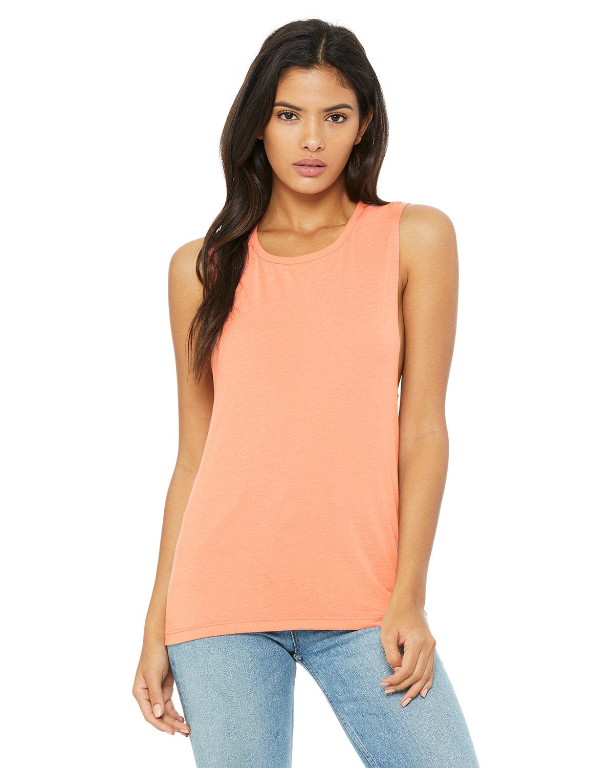 Bella Canvas Tank Tops S / Sunset Bella+Canvas B8803: Ladies' Flowy Scoop Muscle Tank