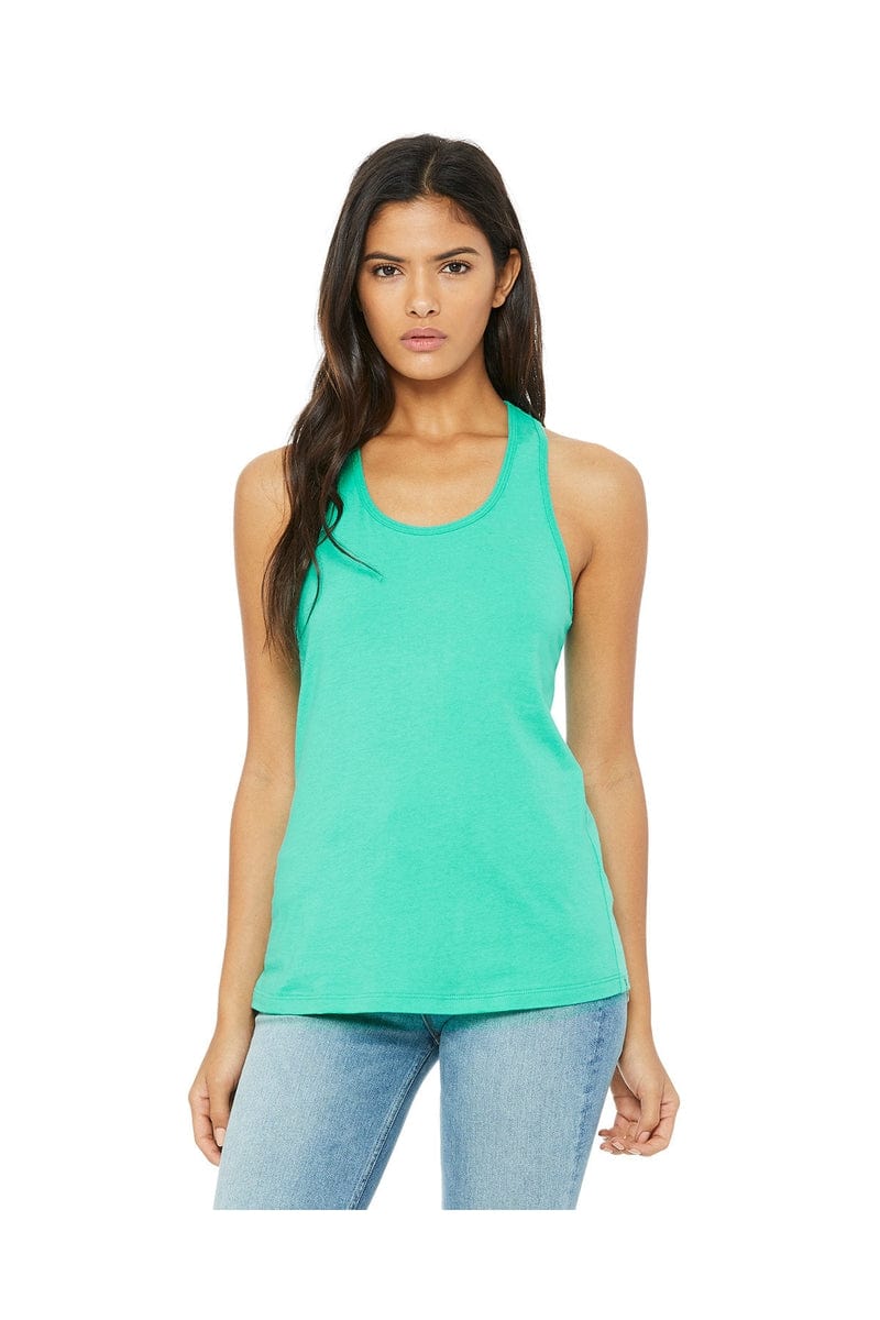 Bella Canvas Tank Tops S / Teal Bella + Canvas B6008: Ladies' Jersey Racerback Tank