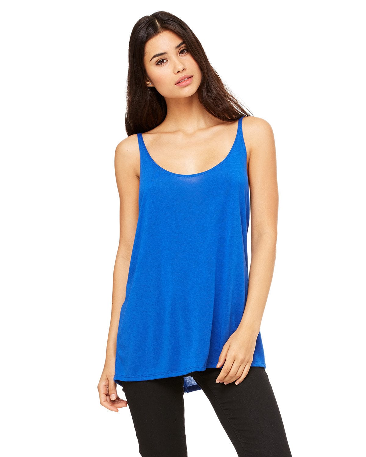 Bella Canvas Tank Tops S / True Royal Bella+Canvas 8838: Ladies' Slouchy Tank