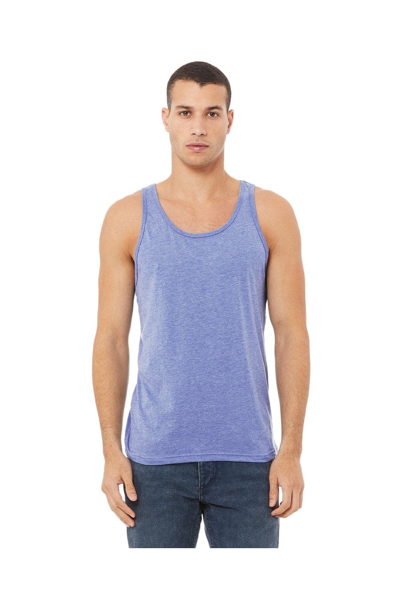 Bella Canvas Tank Tops XS / Blue Triblend Bella+Canvas 3480: Unisex Jersey Tank