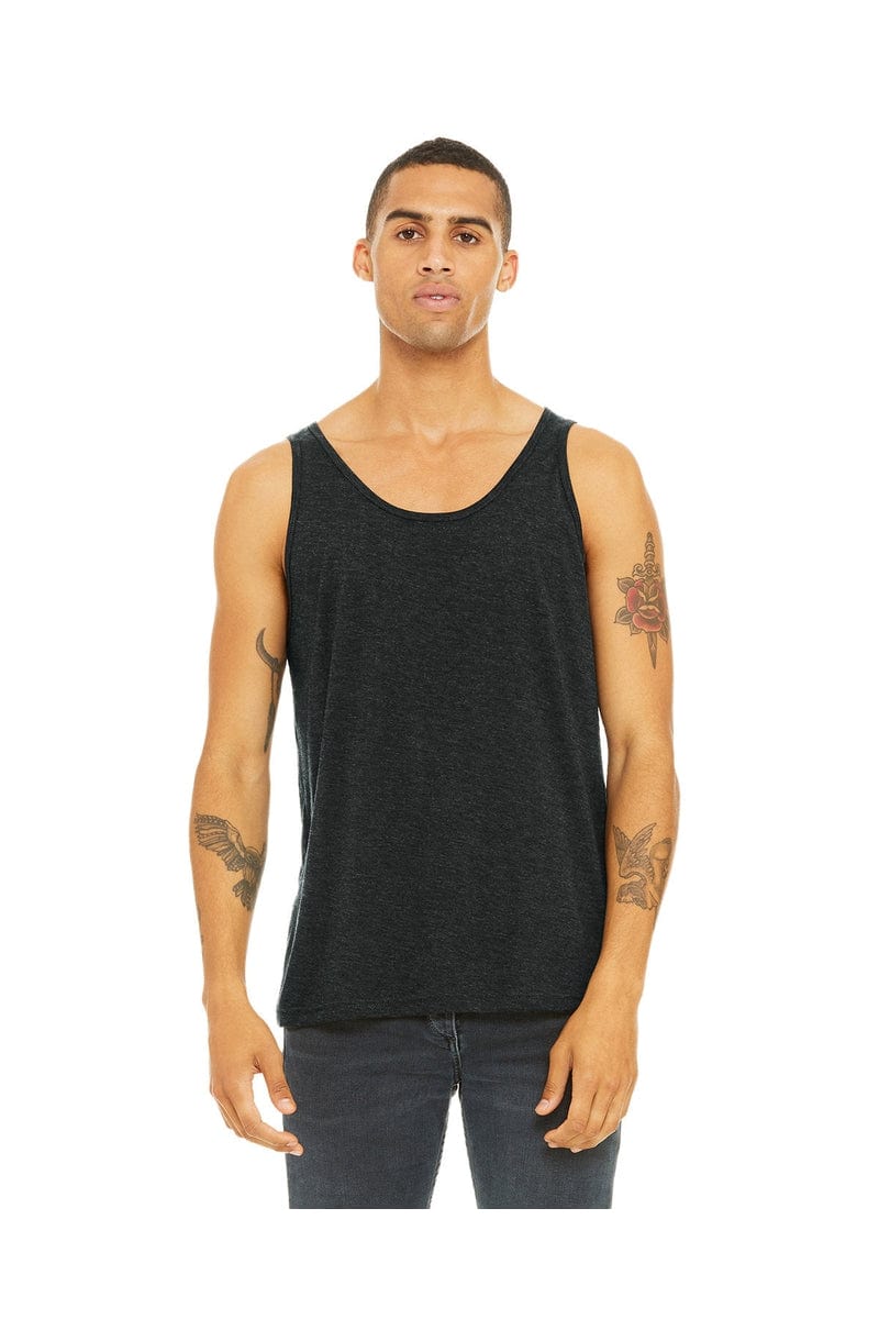 Bella Canvas Tank Tops XS / Char-Black Trib Bella+Canvas 3480: Unisex Jersey Tank