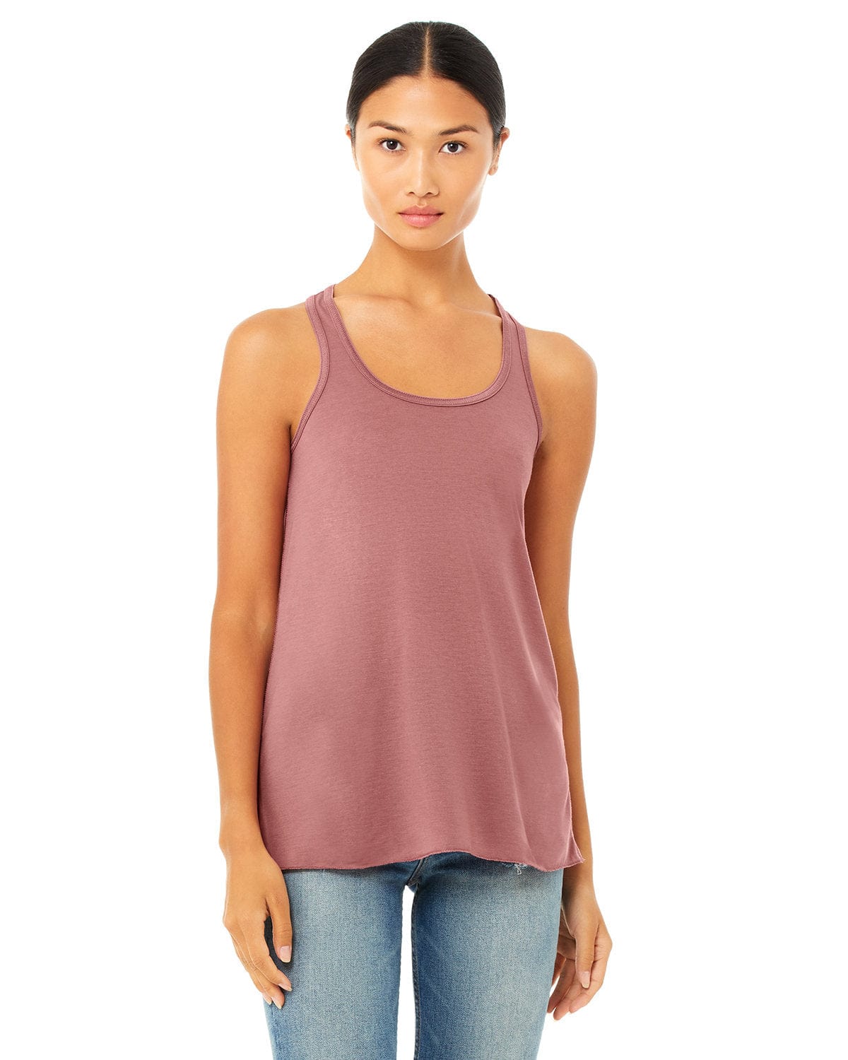 Bella Canvas Tank Tops XS / Mauve Bella+Canvas B8800: Ladies' Flowy Racerback Tank