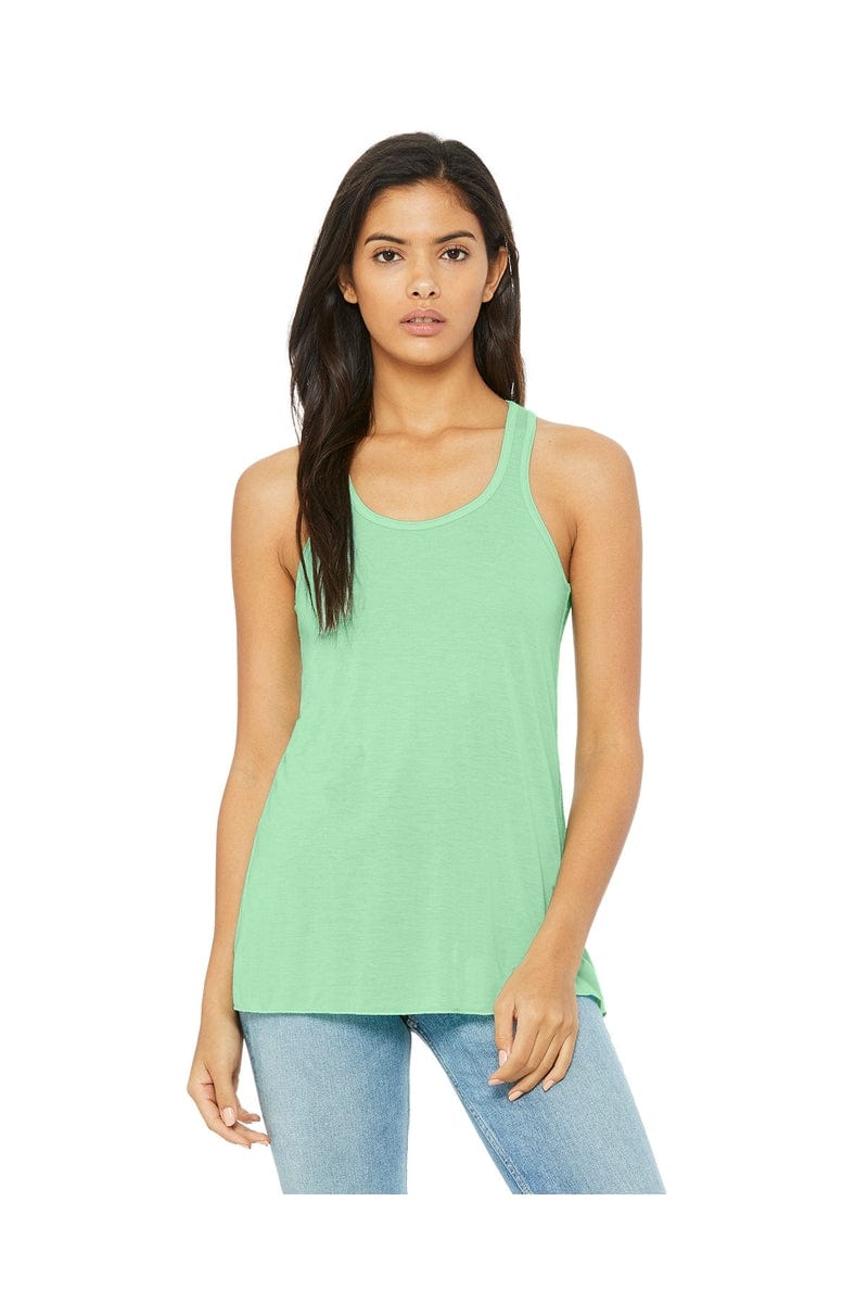 Bella Canvas Tank Tops XS / Mint Bella+Canvas B8800: Ladies' Flowy Racerback Tank