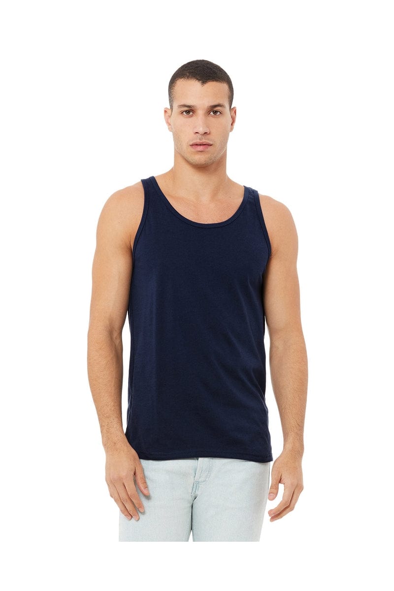 Bella Canvas Tank Tops XS / Navy Bella+Canvas 3480: Unisex Jersey Tank