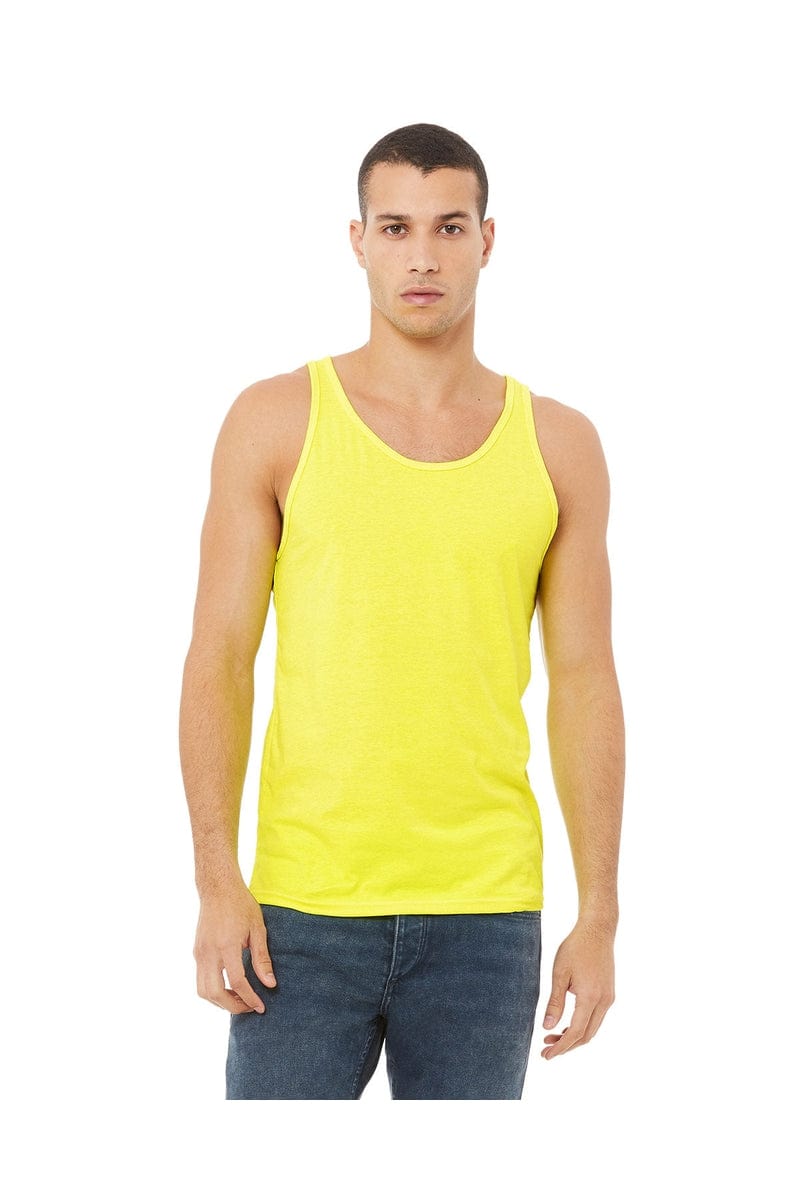 Bella Canvas Tank Tops XS / Neon Yellow Bella+Canvas 3480: Unisex Jersey Tank