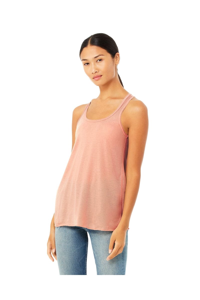 Bella Canvas Tank Tops XS / Peach Bella+Canvas B8800: Ladies' Flowy Racerback Tank