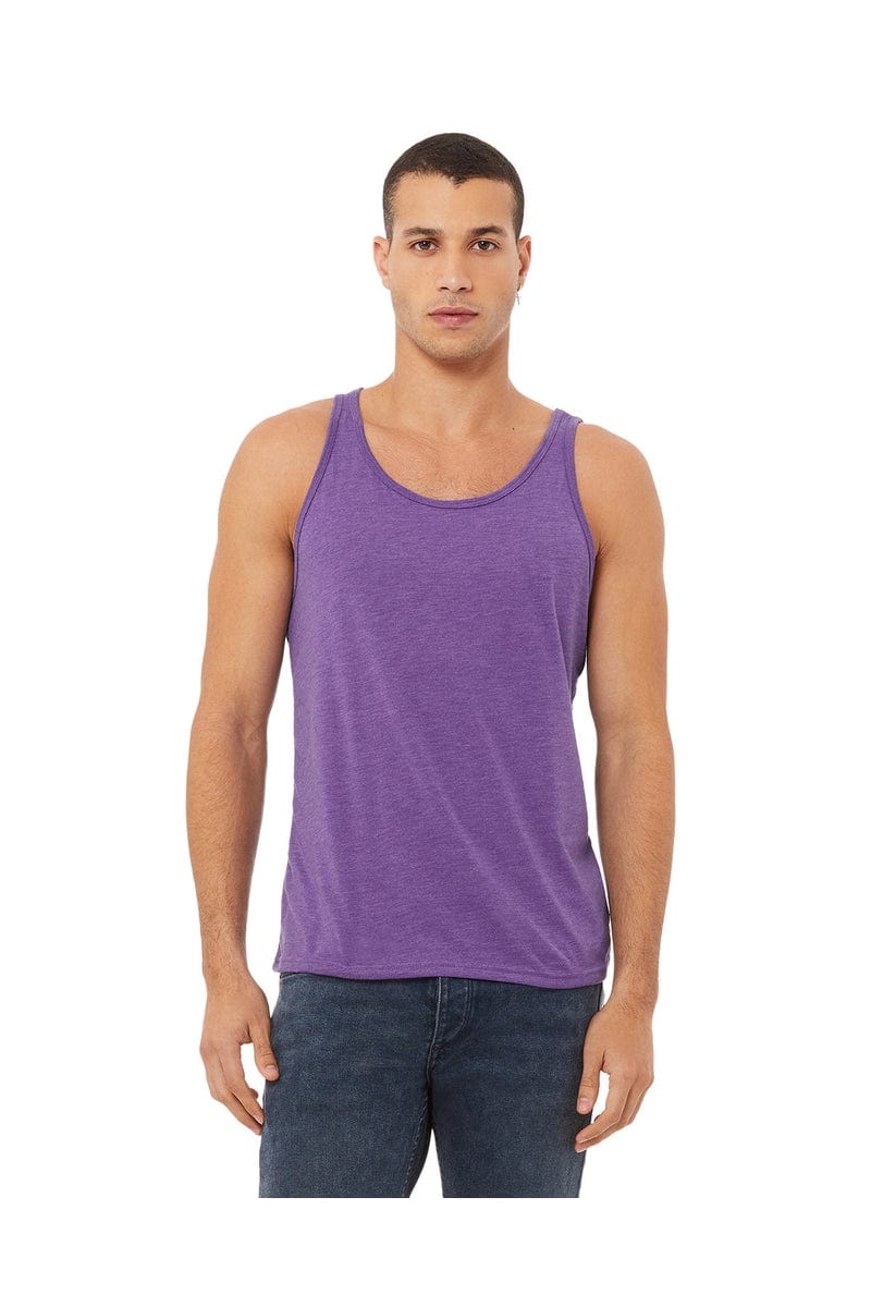 Bella Canvas Tank Tops XS / Purple Triblend Bella+Canvas 3480: Unisex Jersey Tank