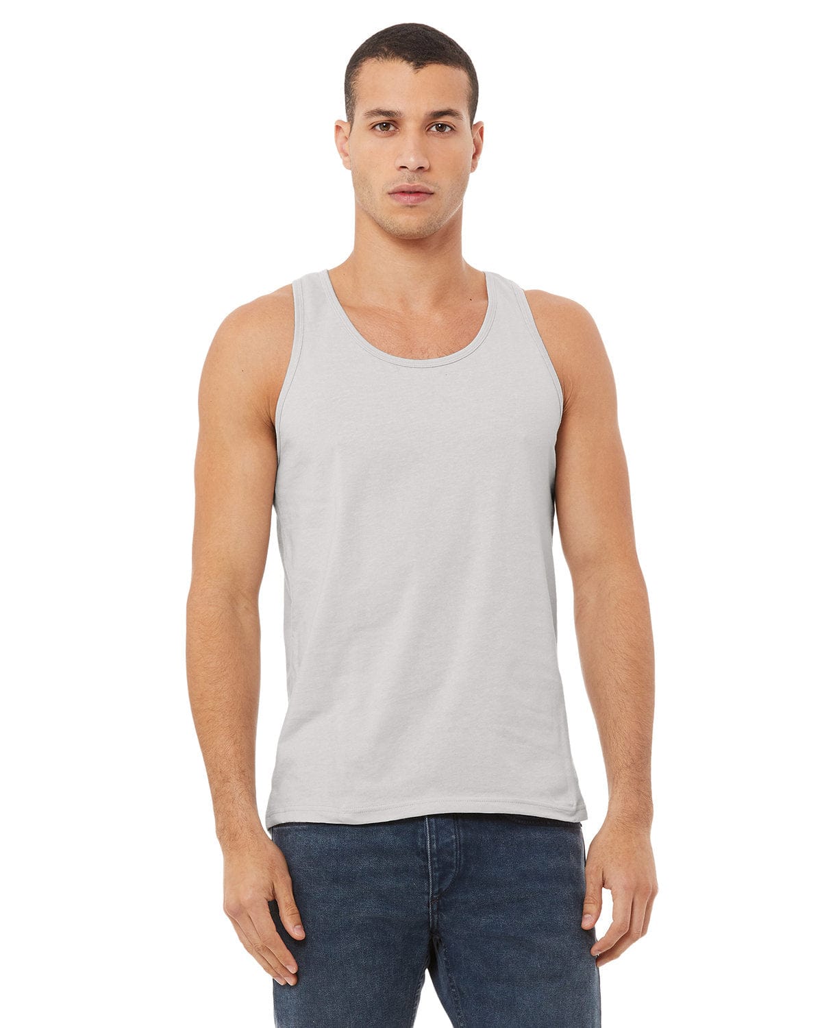 Bella Canvas Tank Tops XS / Silver Bella+Canvas 3480: Unisex Jersey Tank