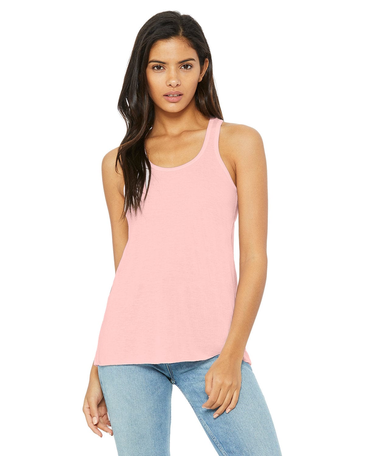 Bella Canvas Tank Tops XS / Soft Pink Bella+Canvas B8800: Ladies' Flowy Racerback Tank