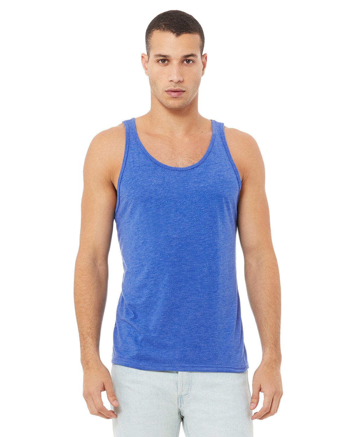 Bella Canvas Tank Tops XS / Tr Royal Triblnd Bella+Canvas 3480: Unisex Jersey Tank
