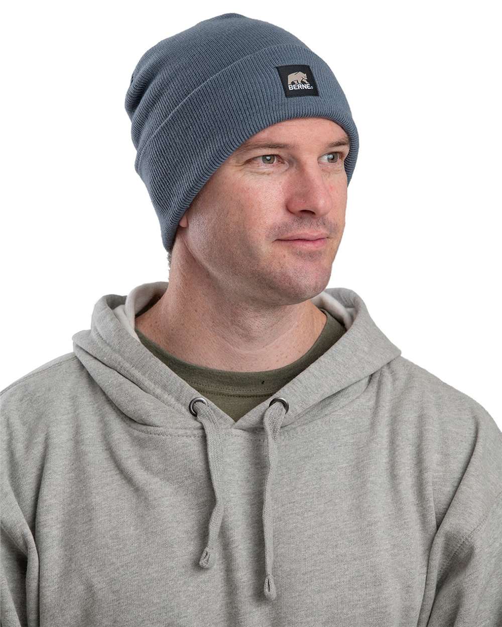 Berne Apparel Headwear One Size / Steel Blue Berne Apparel H150 Heritage Knit Cuff Beanie