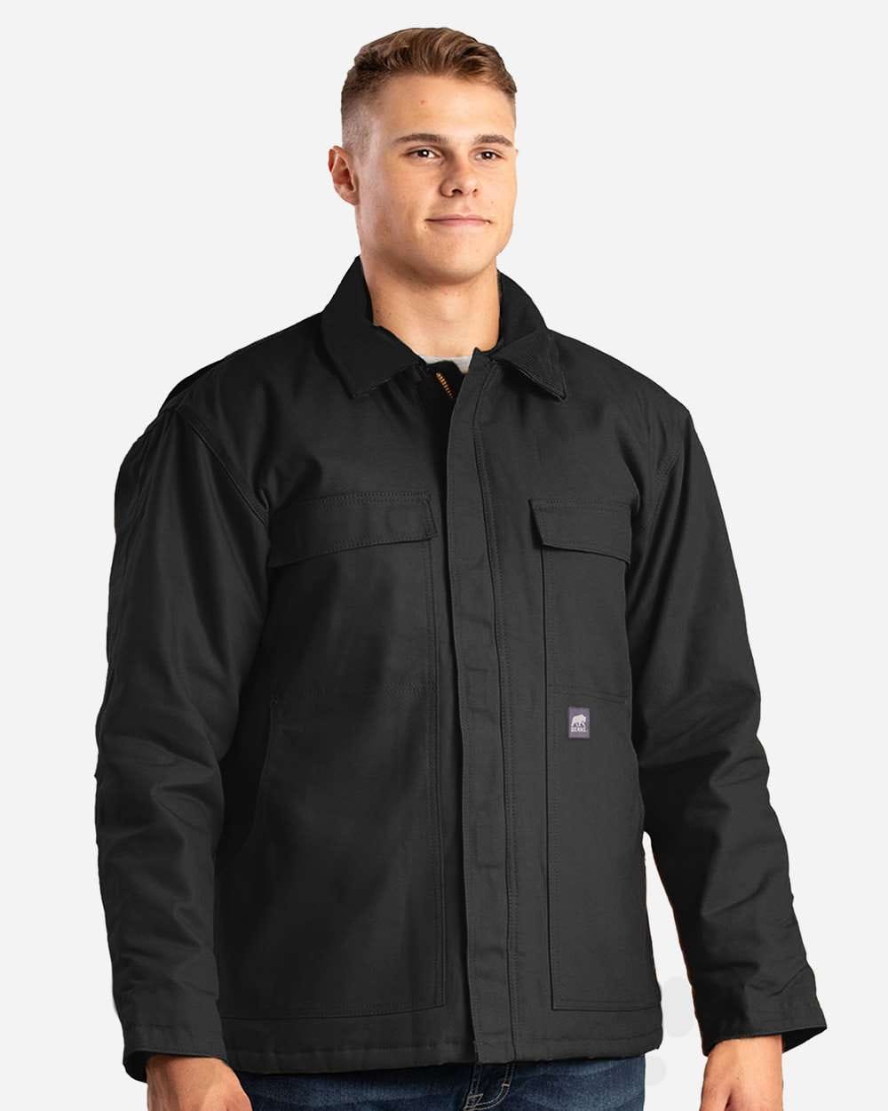Berne Apparel Outerwear S / Black Berne Apparel CH416 Men's Heritage Chore Coat