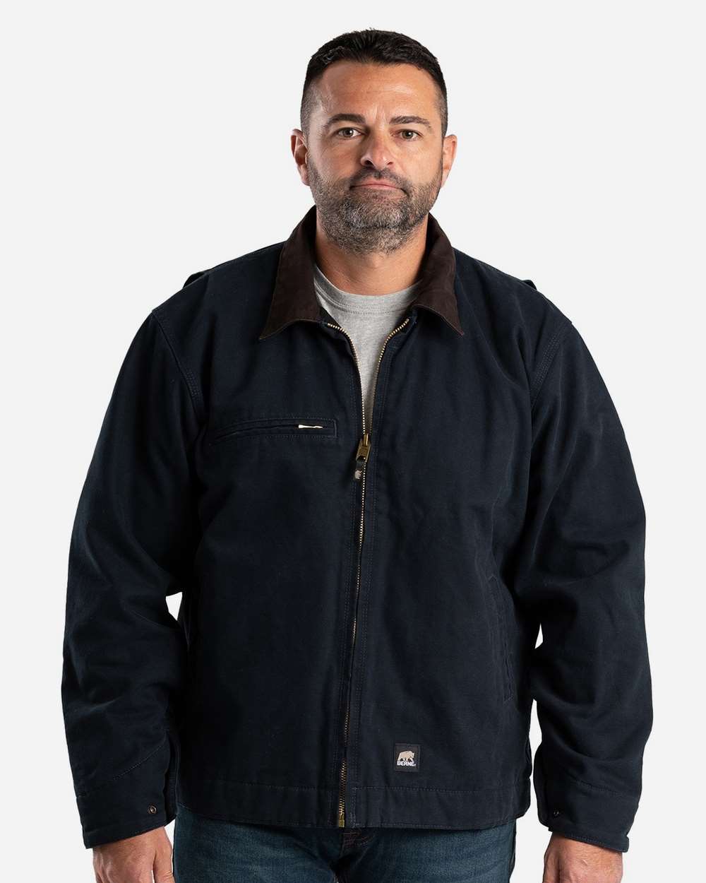 Berne Apparel Outerwear S / Midnight Berne Apparel J374 Men's Highland Washed Gasoline Jacket