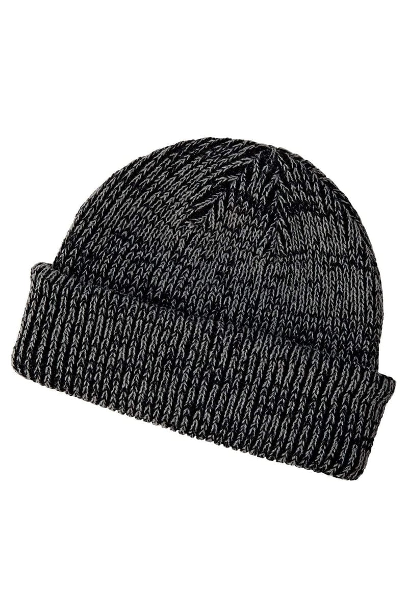 Big Accessories Headwear Big Accessories BA524: Ribbed Marled Beanie