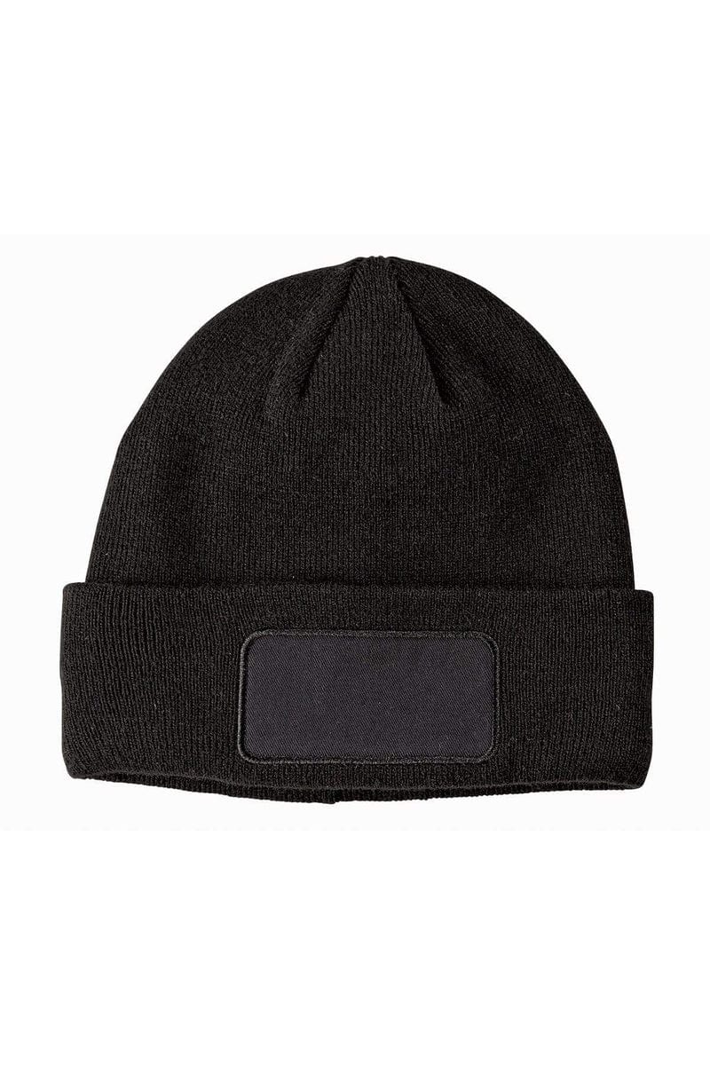 Big Accessories Headwear Big Accessories BA527: Patch Beanie