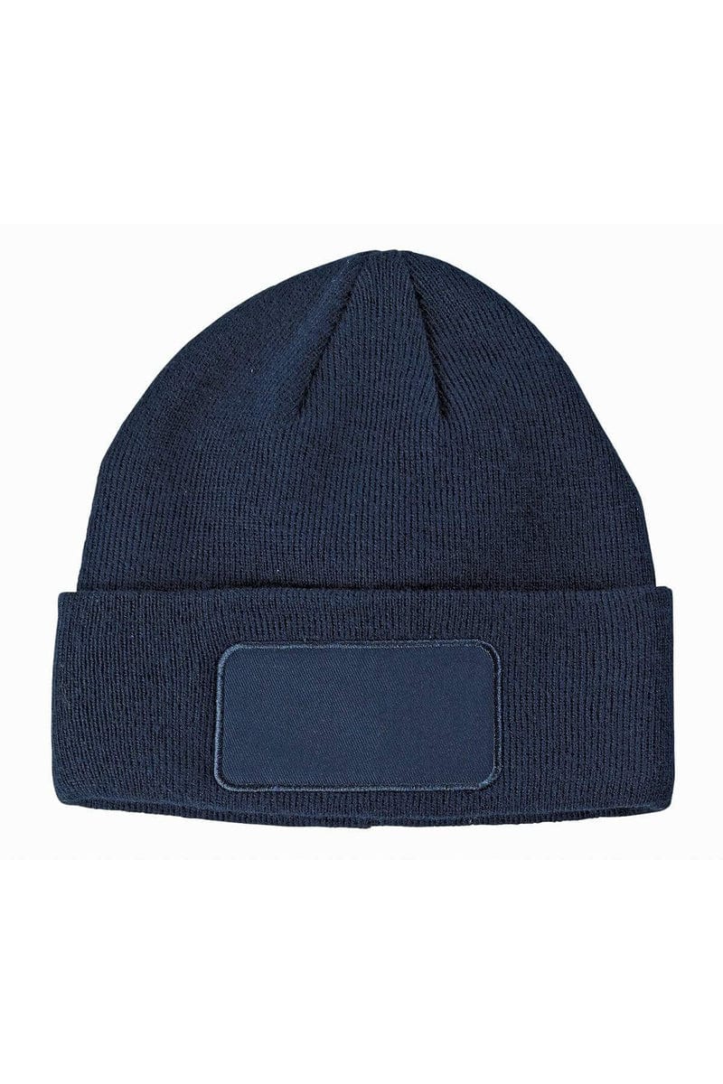 Big Accessories Headwear Big Accessories BA527: Patch Beanie