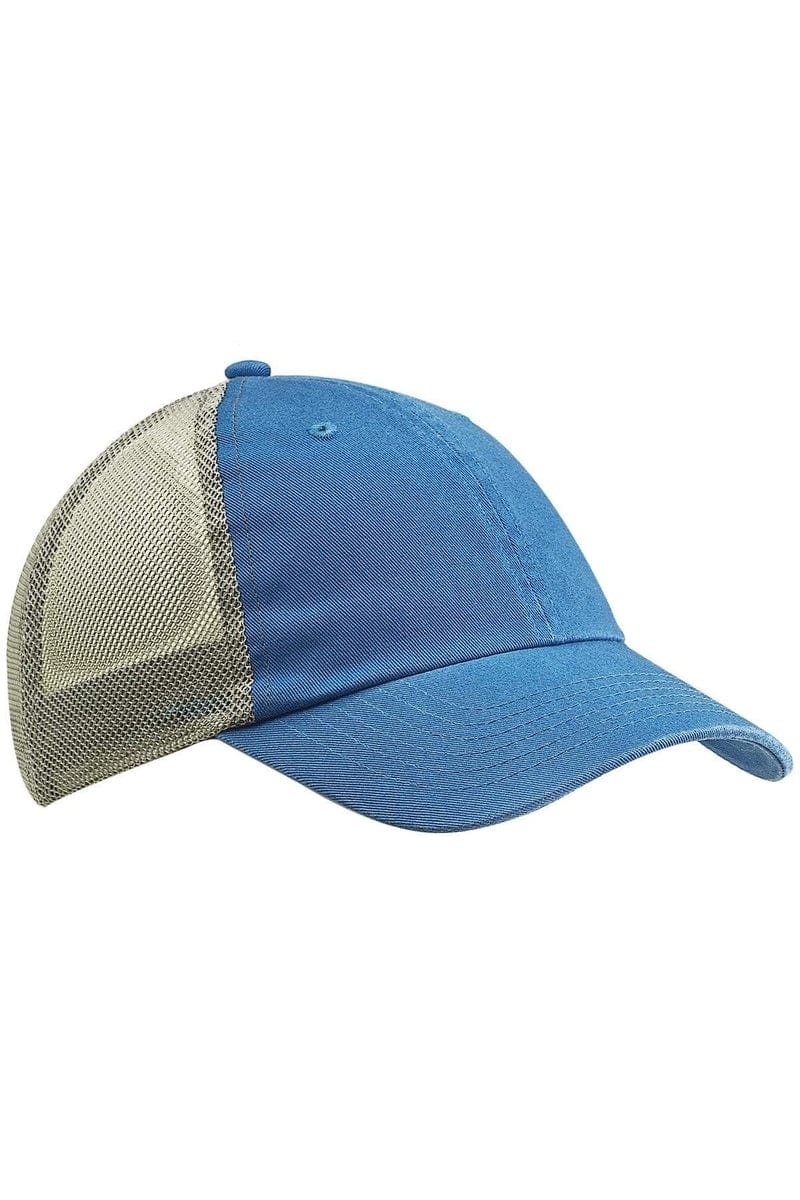 Big Accessories Headwear Big Accessories BA601: Washed Trucker Cap