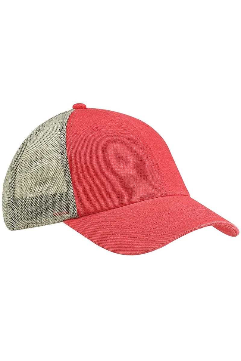 Big Accessories Headwear Big Accessories BA601: Washed Trucker Cap