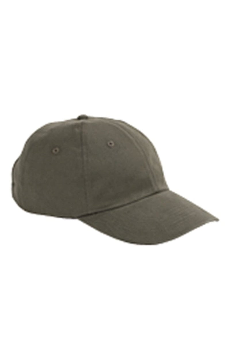 Big Accessories Headwear Big Accessories BX001: 6-Panel Brushed Twill Unstructured Cap