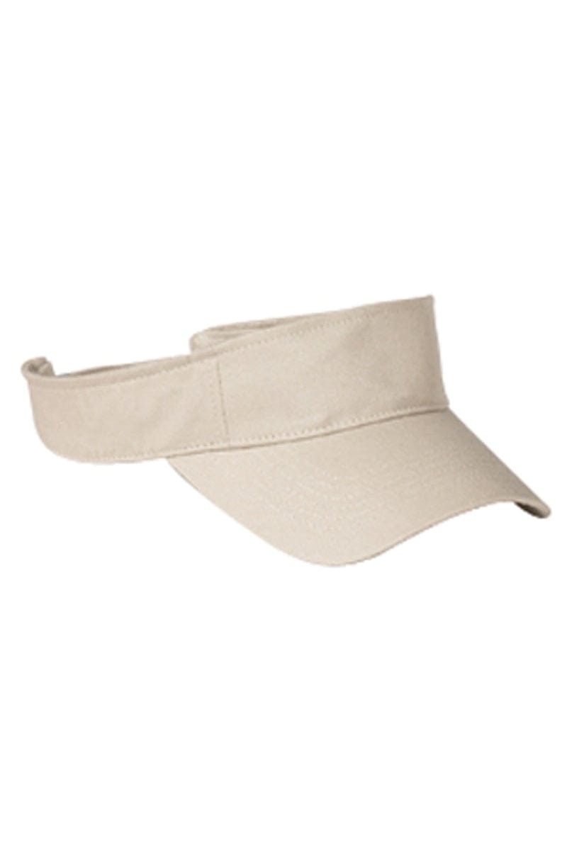 Big Accessories Headwear Big Accessories BX006: Cotton Twill Visor