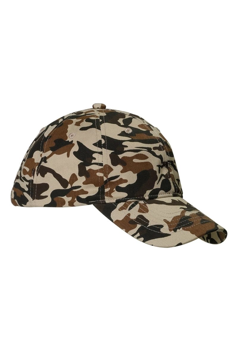 Big Accessories Headwear Big Accessories BX018: Unstructured Camo Cap