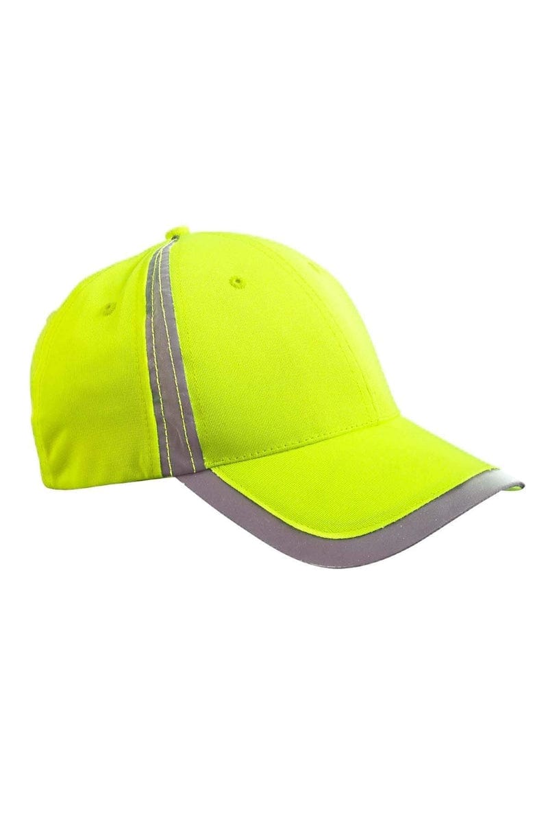 Big Accessories Headwear Big Accessories BX023: Reflective Accent Safety Cap