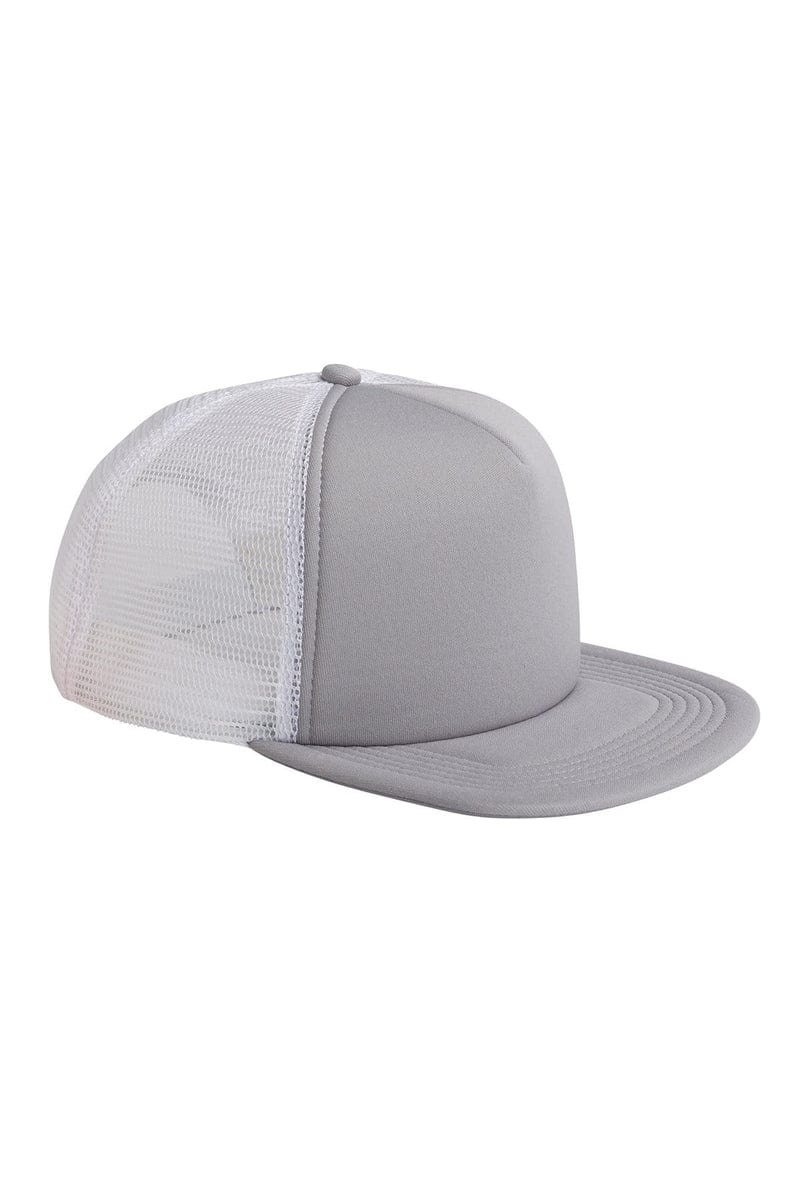 Big Accessories Headwear Big Accessories BX030: 5-Panel Foam Front Trucker Cap