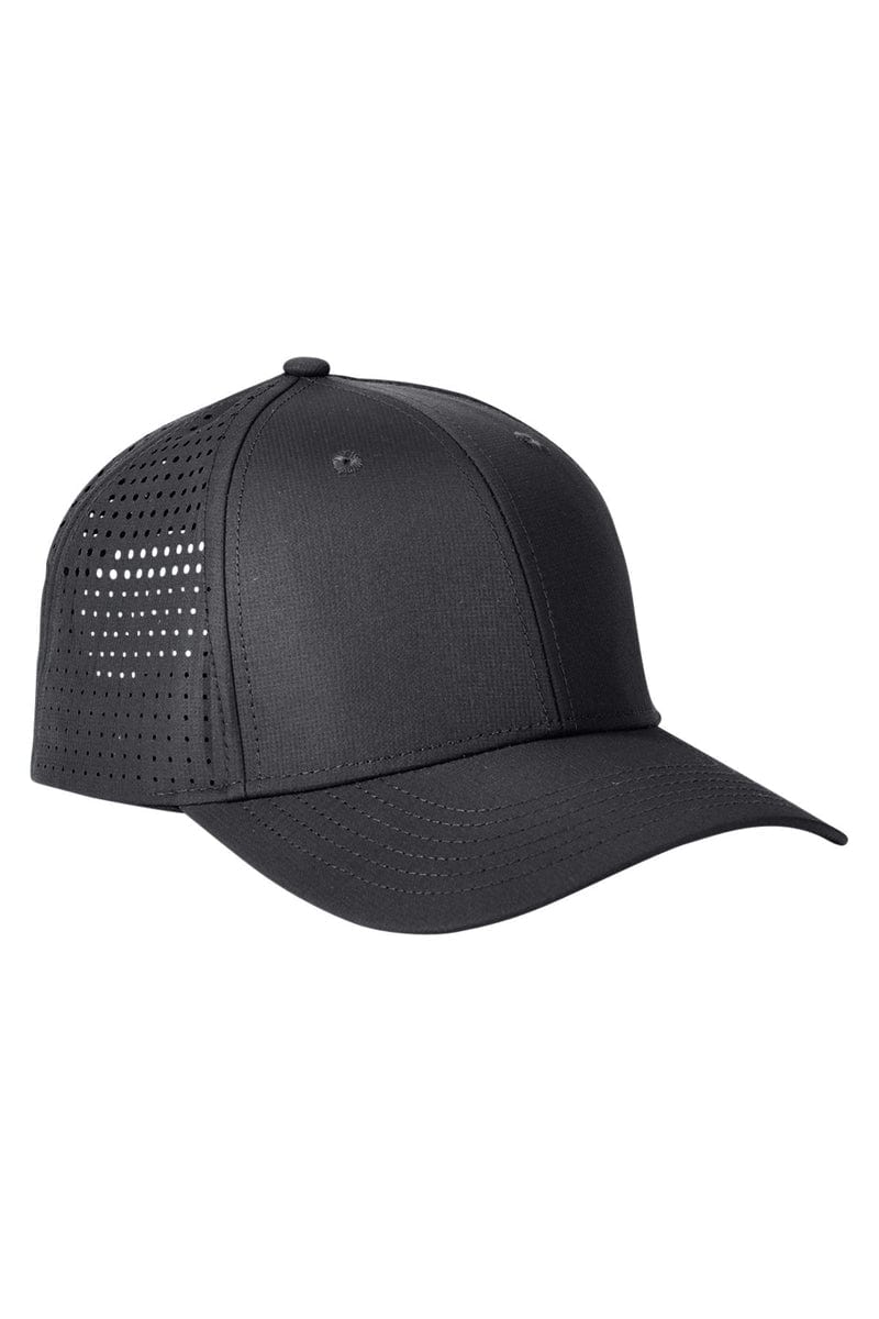 Big Accessories Headwear OS / Black Big Accessories BA537: Performance Perforated Cap