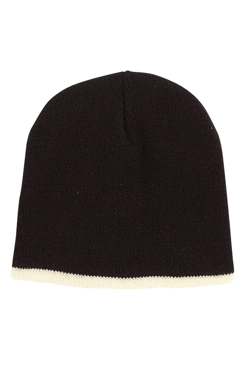 Big Accessories Headwear OS / Black/ Cream Big Accessories TNT: Knit Beanie
