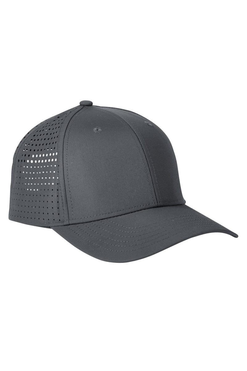 Big Accessories Headwear OS / Charcoal Big Accessories BA537: Performance Perforated Cap