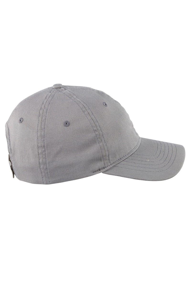 Big Accessories Headwear OS / Dark Grey Big Accessories BX880: 6-Panel Twill Unstructured Cap