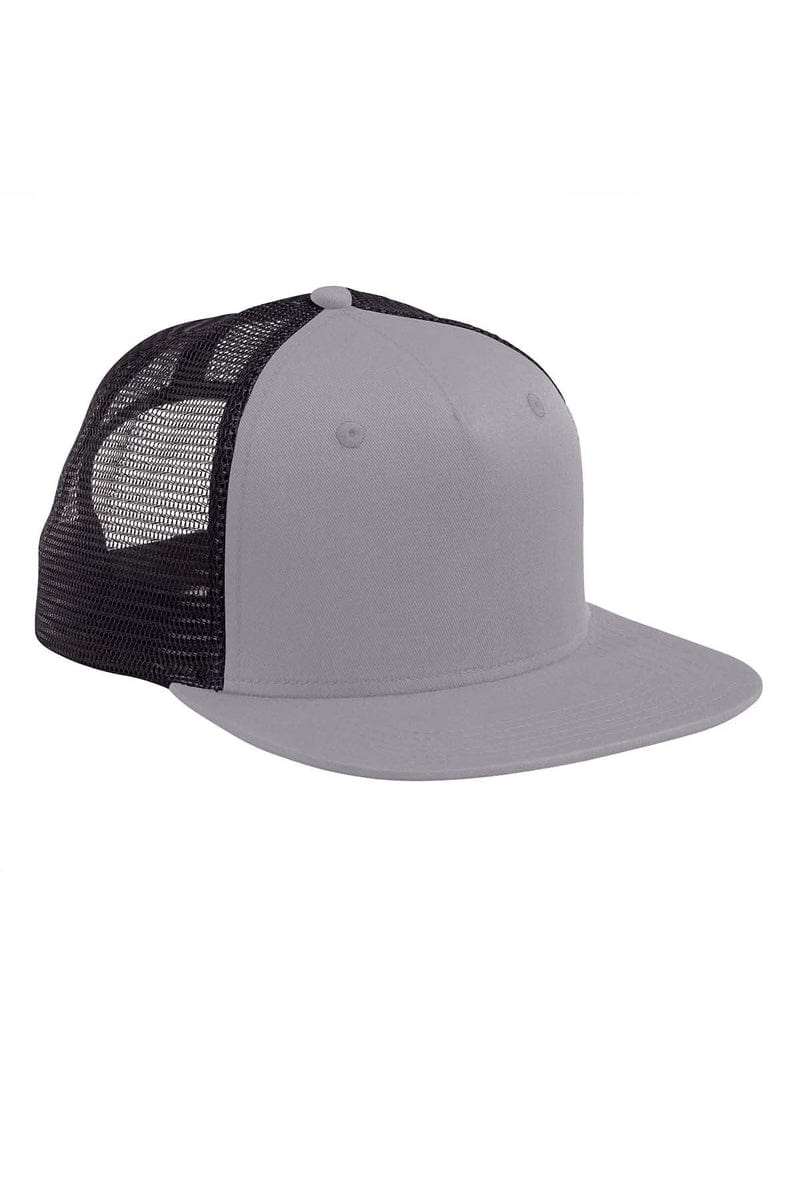 Big Accessories Headwear OS / Grey/ Black Big Accessories BX025: Surfer Trucker Cap