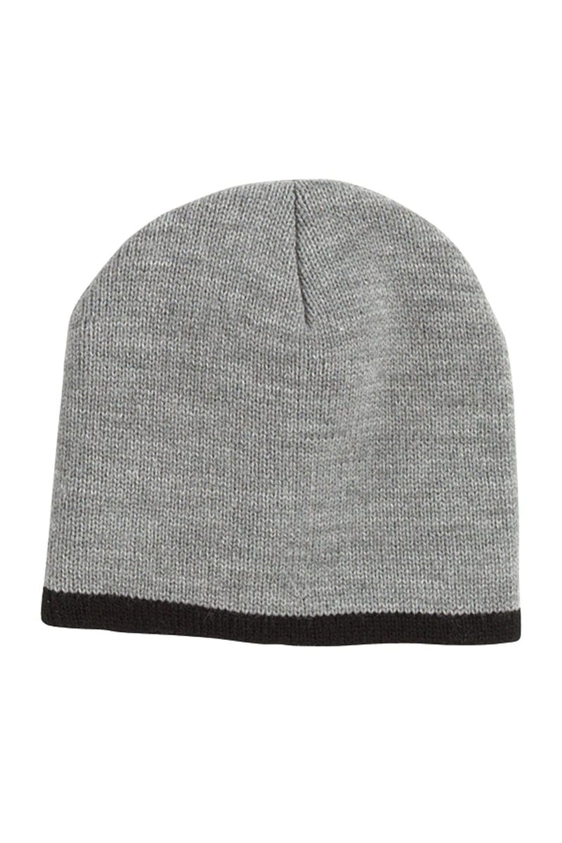 Big Accessories Headwear OS / Grey/ Black Big Accessories TNT: Knit Beanie