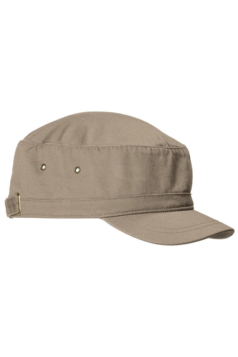Big Accessories Headwear OS / Khaki Big Accessories BA501: Short Bill Cadet Cap